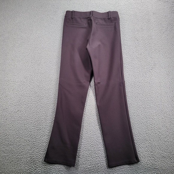 QUINCE Pants Size SMALL Gray Ponte Straight Leg Mid Rise w/ 26" Inseam - Picture 2 of 11